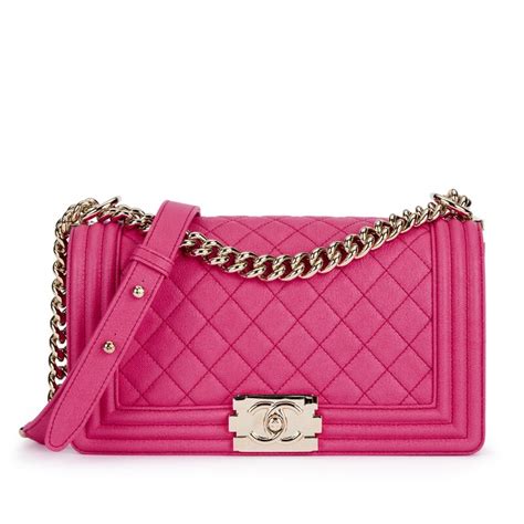 chanel dark pink